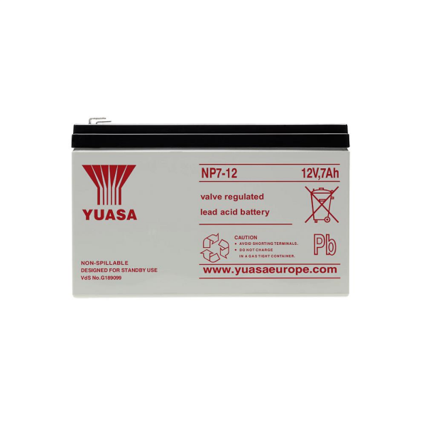 Yuasa NP 7-12  12V 7Ah Bakımsız Kuru Akü