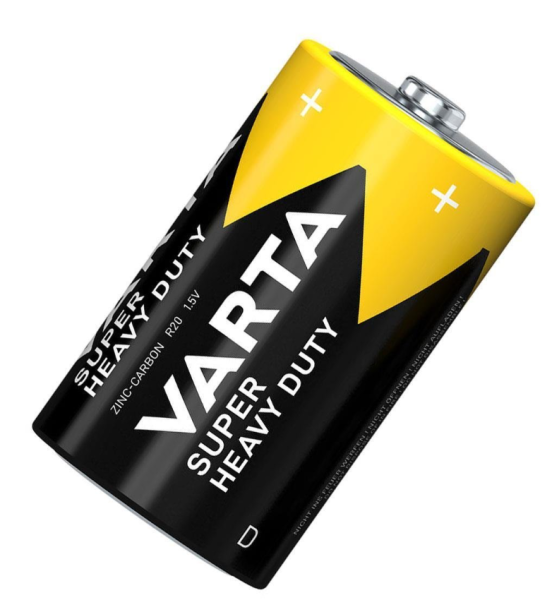 Varta Superlife Manganez D Büyük Boy Pil 2'li Shrink