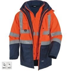 Vizwell VWJK44 300D Oxford 5+1 Reflektörlü Parka
