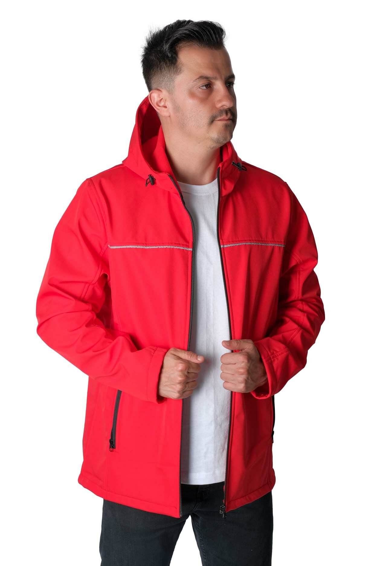 Softshell Kapşonlu Mont