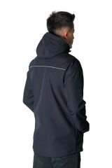 Softshell Kapşonlu Mont Lacivert - 2XL