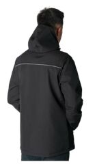 Softshell Kapşonlu Mont Siyah - 2XL