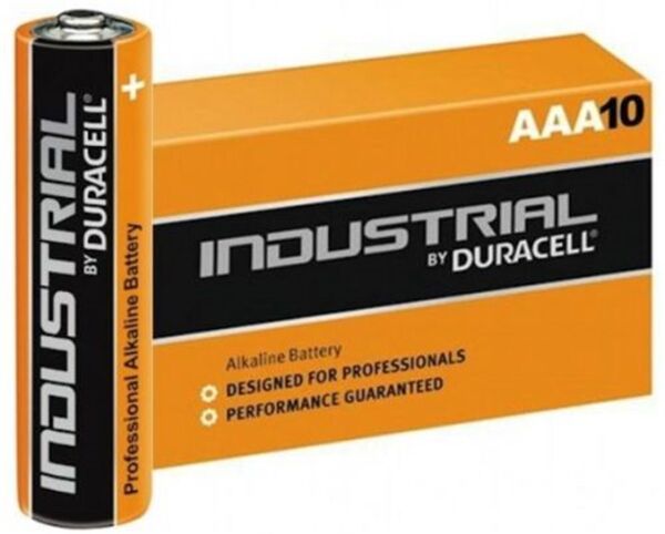 Duracell Industrial AAA Alkalin İnce Kalem Pil 10'lu Paket