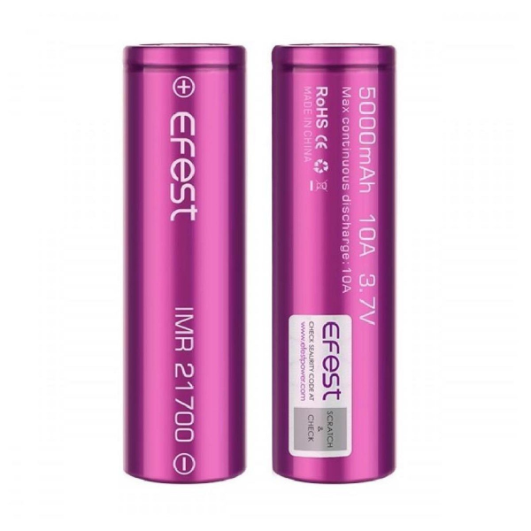 Efest IMR 21700 5000mAh 10A Li-ion Pil