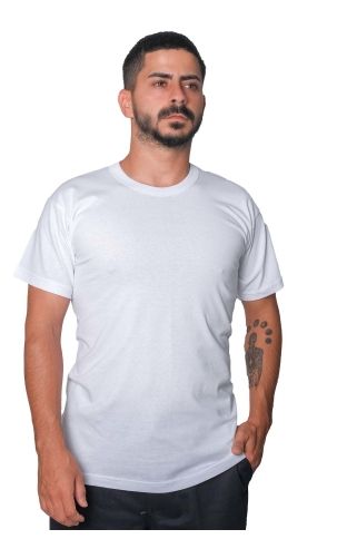 Sıfır Yaka Süprem Tshirt Beyaz - S