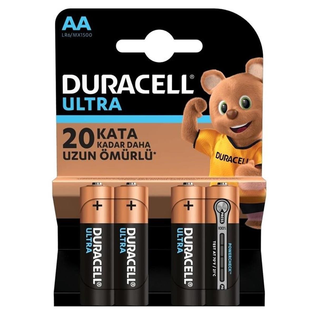 Duracell Turbo Max Alkalin AA Kalem Pil 4'lü Paket