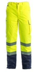 Olympus Yüksek Görünürlüklü İş Pantolonu Sarı - 2XL / 56-58