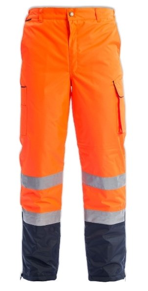 Olympus Yüksek Görünürlüklü İş Pantolonu Turuncu - 2XL / 56-58