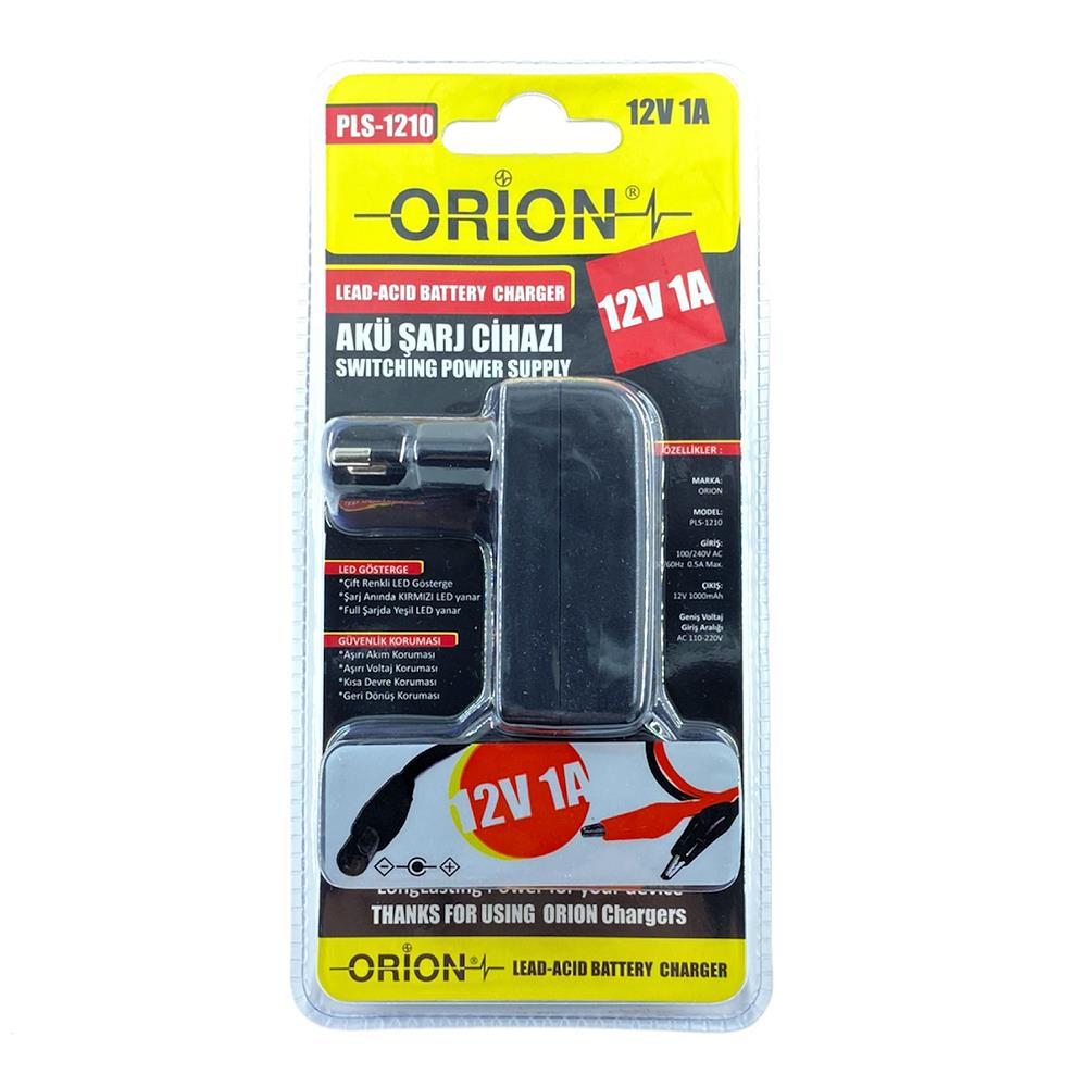 ORION PLS-1210 12V 1A Akü Şarj Cihazı