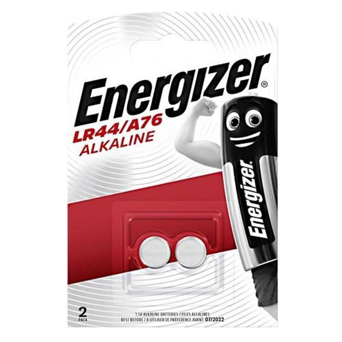 Energizer LR44 / A76 Alkalin Pil 2'li Paket