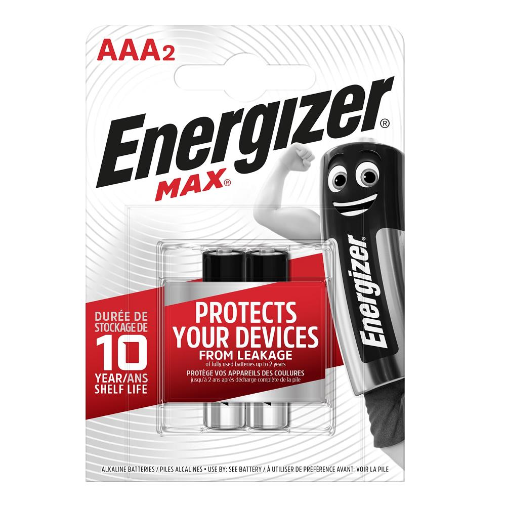 Energizer Alkalin Max AAA İnce Kalem Pil 2'li Paket