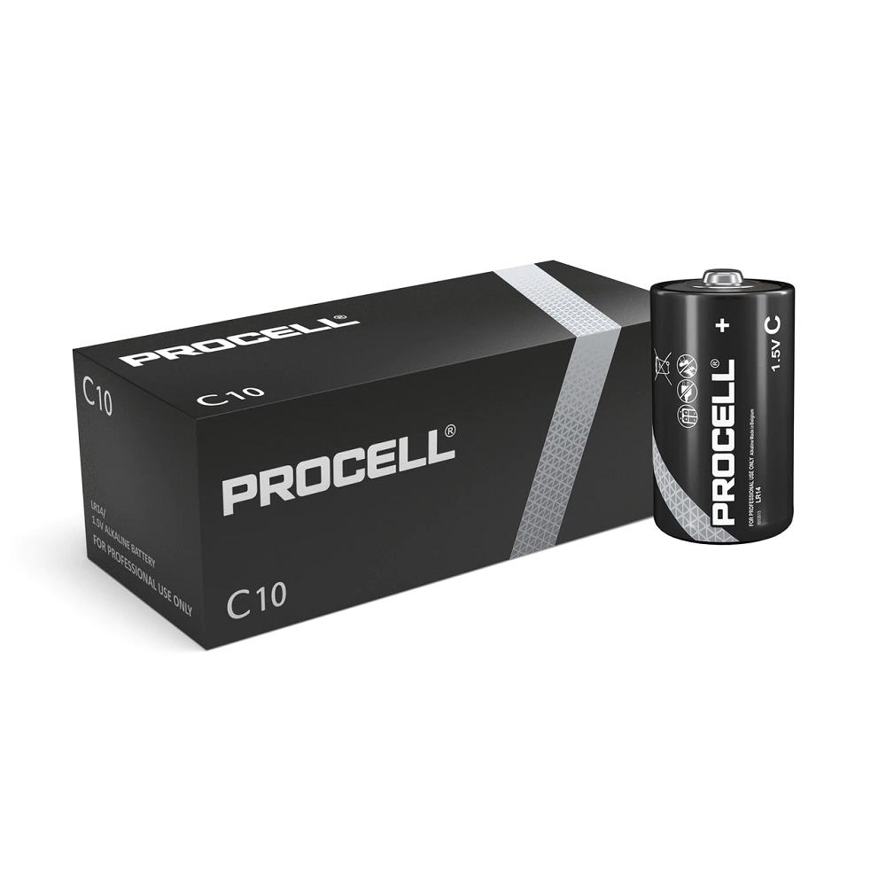 Duracell Procell C Orta Boy Alkalin Pil 10'lu Paket