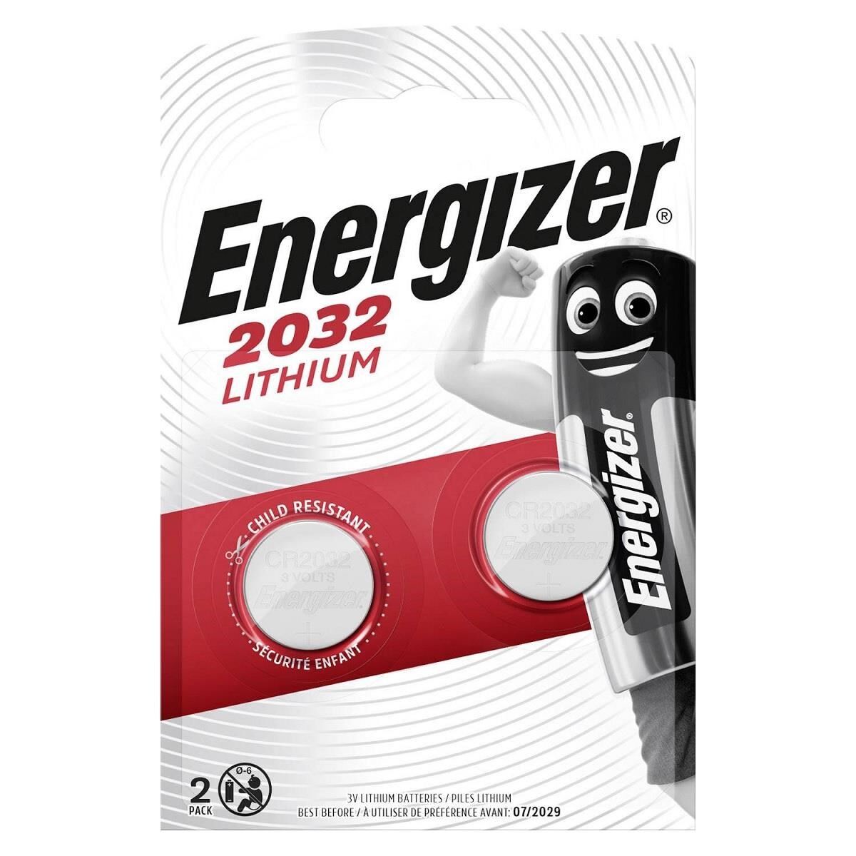 Energizer CR2032 3V Lityum Pil 2'li Paket