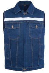 Sona Denim Kapitoneli Yelek