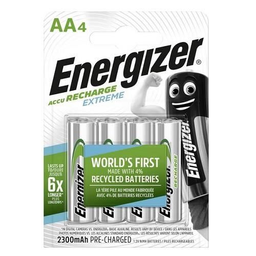 Energizer Extreme AA 2300mAh Şarj Edilebilir Kalem Pil 4'lü Paket