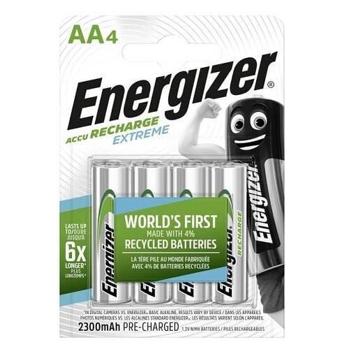 Energizer Extreme AA 2300mAh Şarj Edilebilir Kalem Pil 4'lü Paket