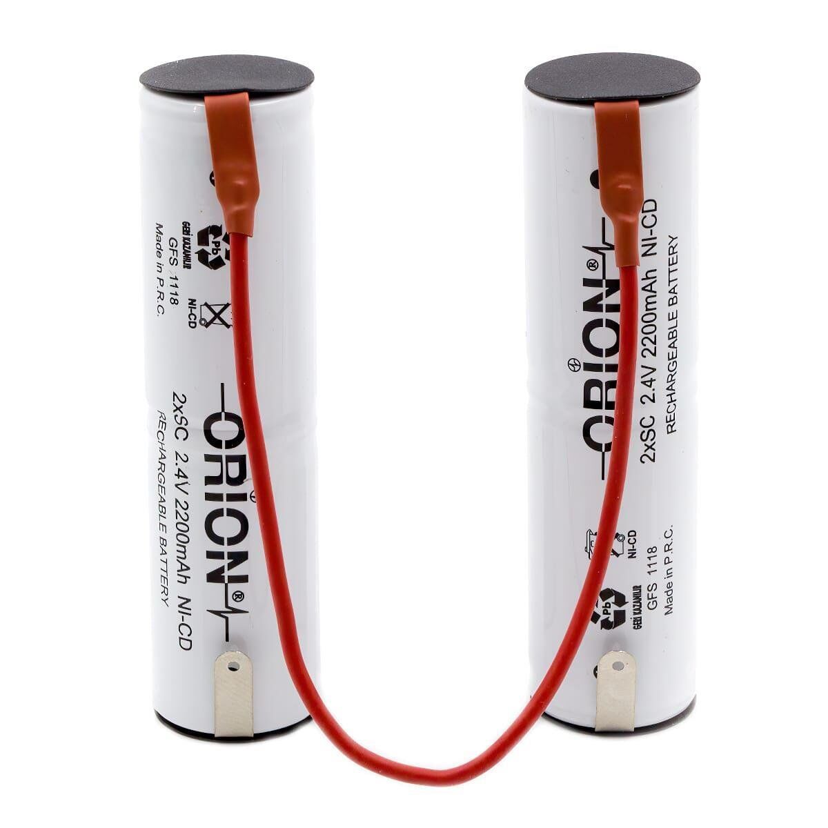 Fakir MRC48 Uyumlu Orion 4.8v 2200mAh Şarjlı Süpürge Pili