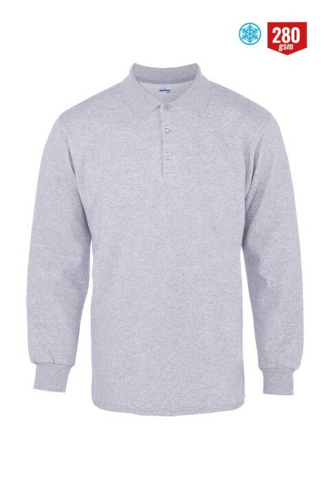 Polo Yaka Sweatshirt Gri - M