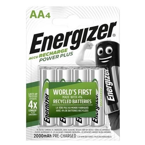 Energizer Power Plus AA 2000mAh Şarj Edilebilir Kalem Pil 4'lü Paket