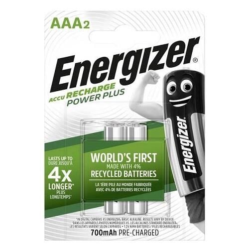 Energizer Power Plus 700mAh AAA Şarj Edilebilir İnce Kalem Pil 2'li Paket