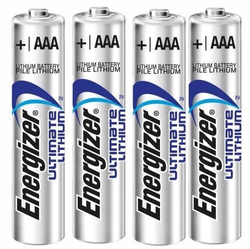 Energizer E92 Ultimate Lityum AAA İnce Kalem Pil 4'lü Paket