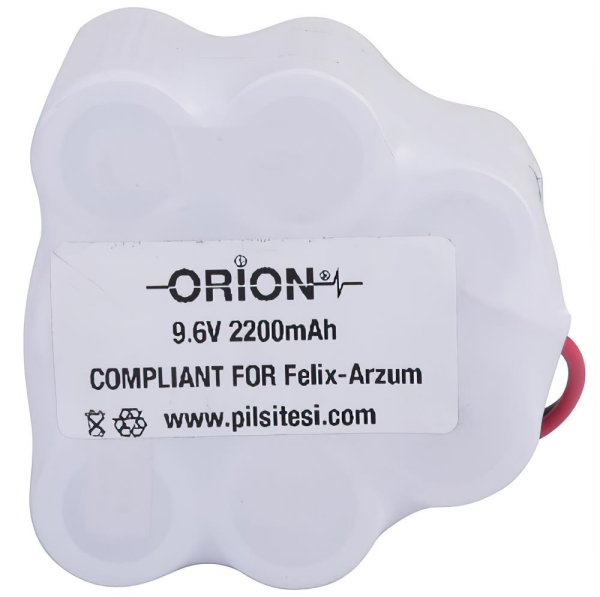 Fakir Uyumlu ORION 9.6v 2200mAh Şarjlı Süpürge Pili