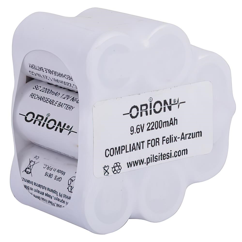 Fakir Uyumlu ORION 9.6v 2200mAh Şarjlı Süpürge Pili