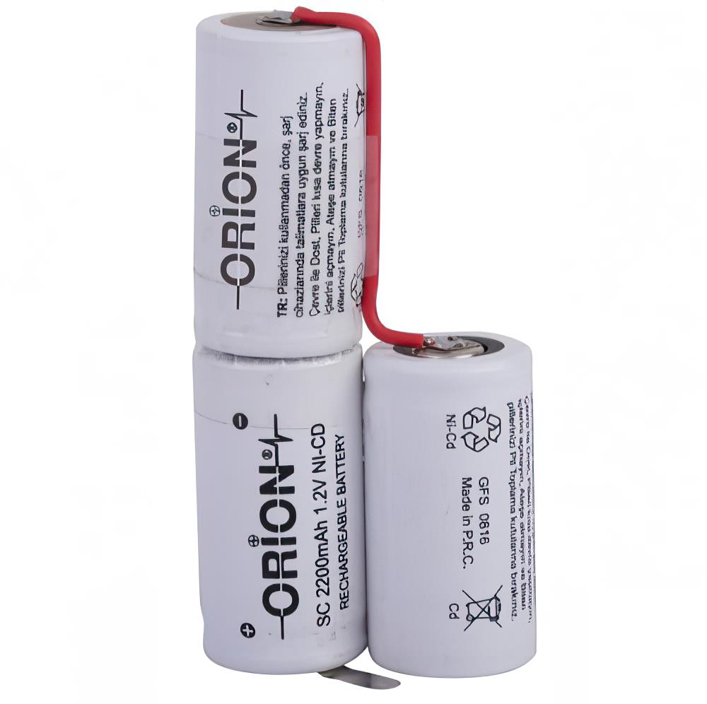 Black Decker Uyumlu ORION 3.6v 2200mAh Şarjlı Süpürge Pili