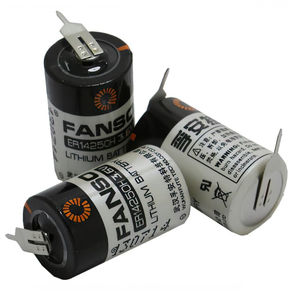 Fanso ER14250H 3.6V 1/2AA Kısa Lityum Pil 2 PIN