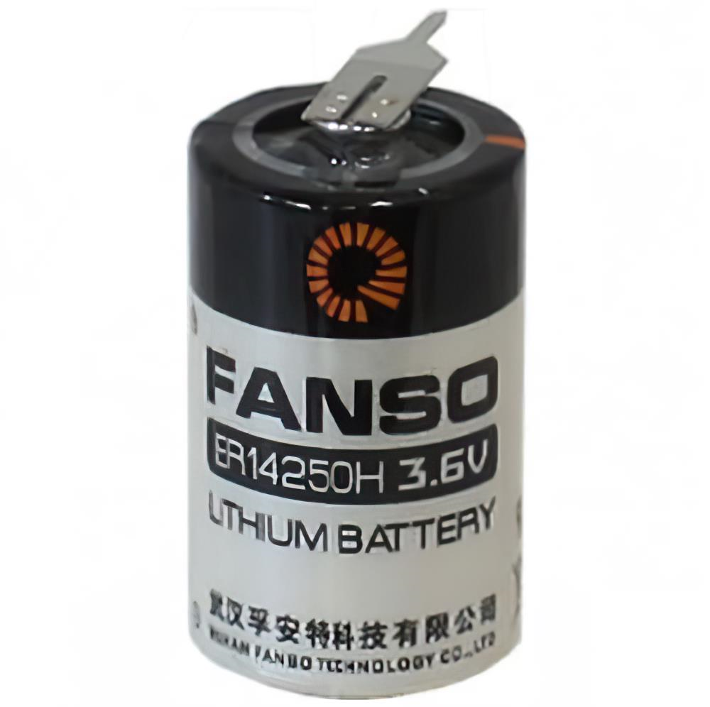 Fanso ER14250H 3.6V 1/2AA Kısa Lityum Pil 2 PIN