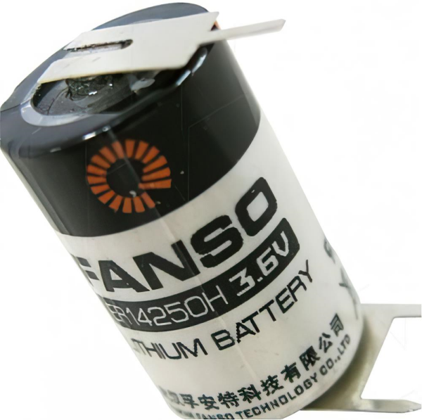 Fanso ER14250H 3.6V 1/2AA Kısa Lityum Pil 3 PIN