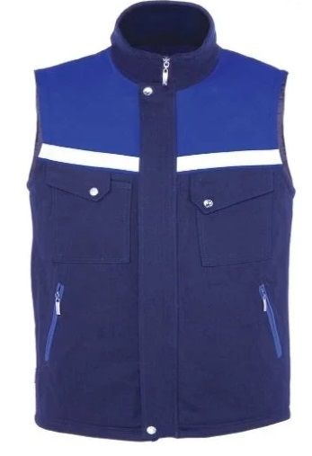 Robalı İş Yeleği Lacivert / Mavi - 3XL
