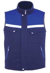 Robalı İş Yeleği Lacivert / Mavi - 4XL