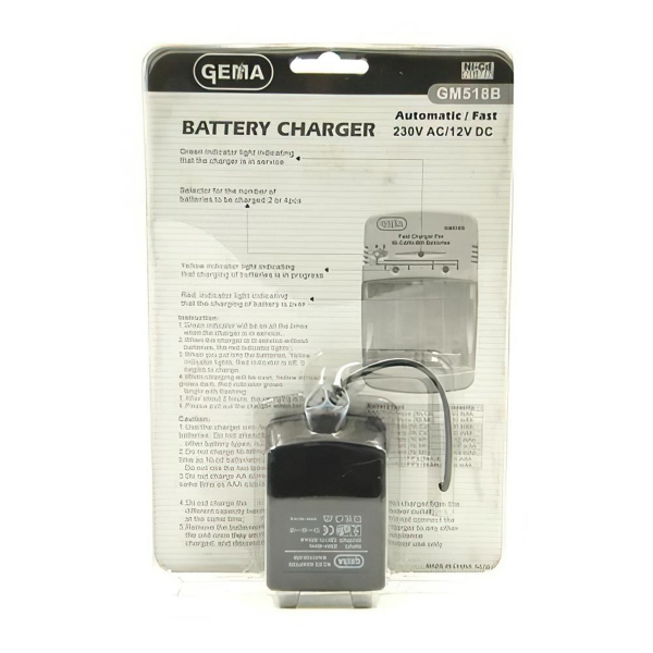 Gema GM518B Pil Şarj Aleti