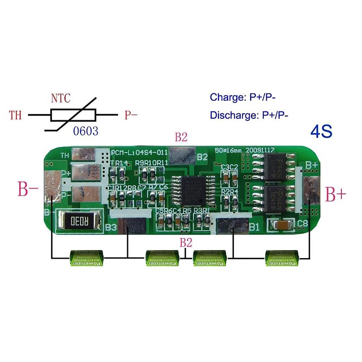 Orion BMS 4S 4A Li-ion Kontrol Devresi