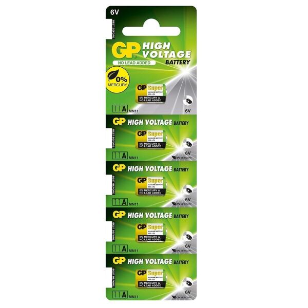 GP 11A Alkalin 6V Pil 5'li Paket