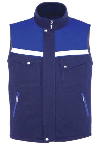 Robalı İş Yeleği Lacivert / Mavi - 2XL