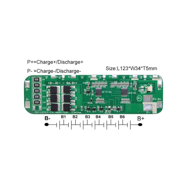 Orion BMS 7S 15A Li-ion Kontrol Devresi