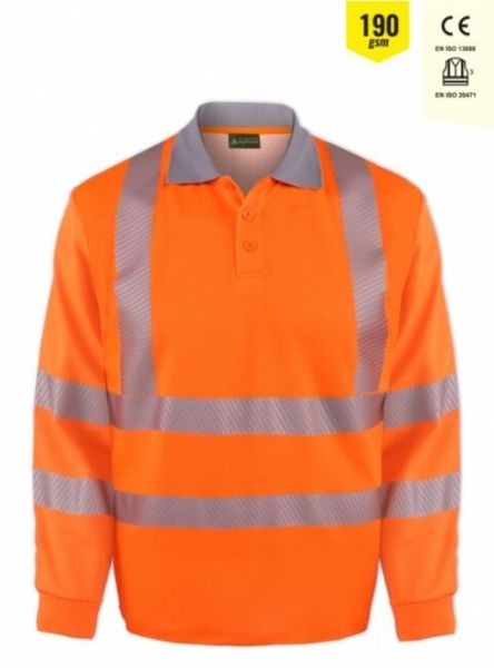 Myform Olympus Yüksek Görünümlü Sweatshirt Turuncu - M