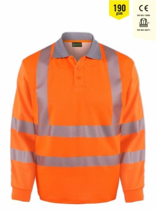 Myform Olympus Yüksek Görünümlü Sweatshirt Turuncu - XL