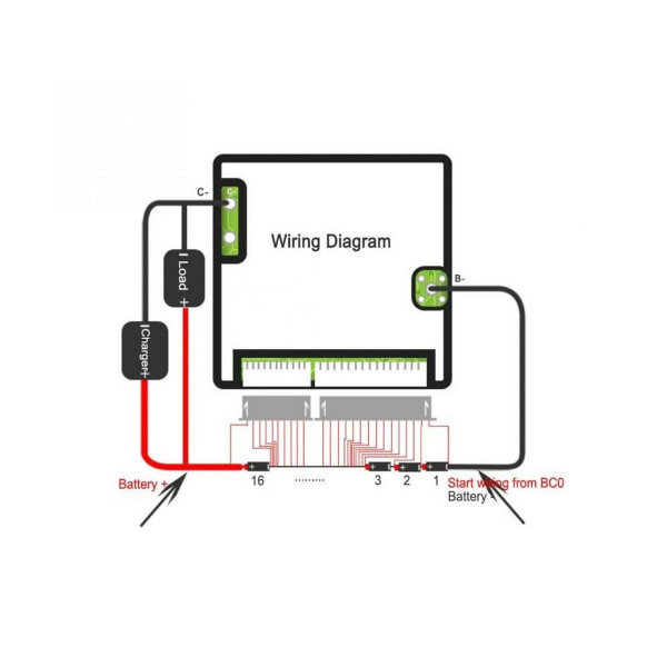 Orion BMS 16S 50A Li-ion Kontrol Devresi