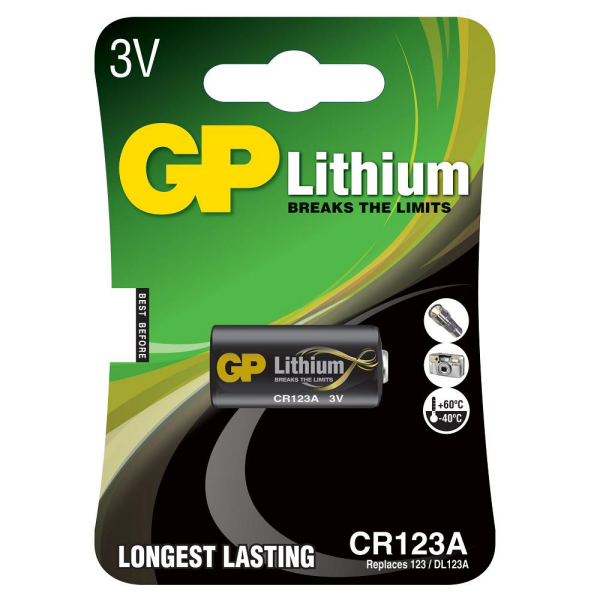 GP CR123A 3V Lityum Pil