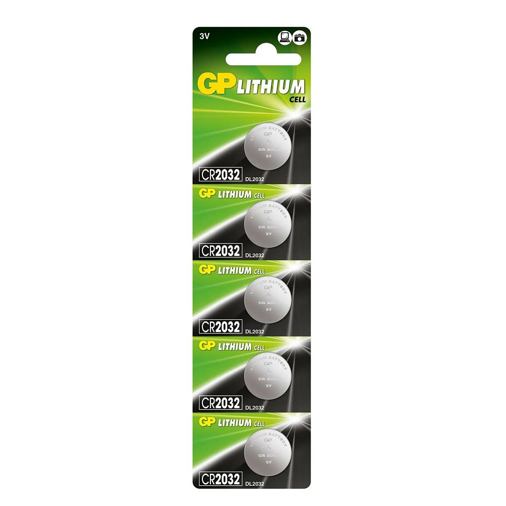 GP CR2032 3V Lityum Pil 5'li Paket