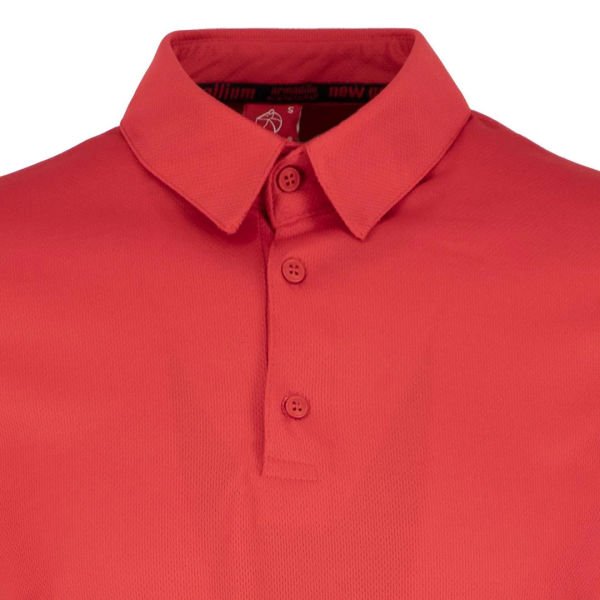 Armadillo Allium Polo Yaka Tişört Kırmızı-Gri - 2XL