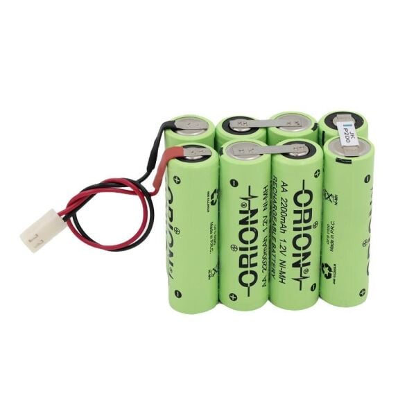 Orion 9.6V AA 2200mAh Ni-Mh Konnektörlü Şarjlı Pil