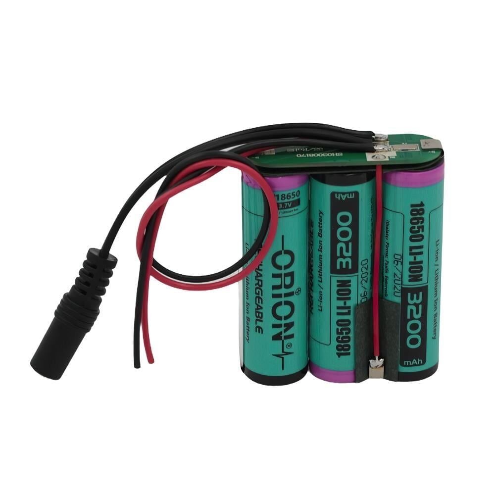 Orion 18650 11.1V 3200mAh 3S Bms Devreli Li-ion Şarj Konnektörlü Pil