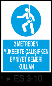 Emniyet Kemeri Uyarı Levhaları