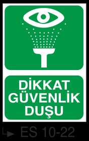 Göz Duşu ve Acil Duş Levhaları