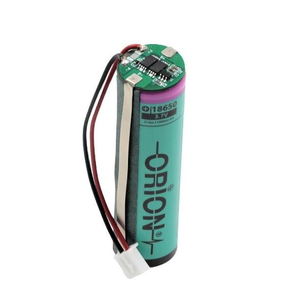 Orion 18650 3.7V 3200 mAh Bms Devreli 2Pin Soketli Şarjlı Pil