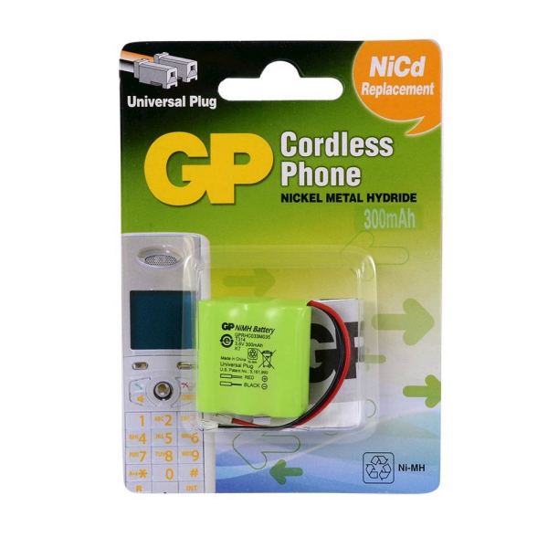 GP T314 3.6V 300mAh Şarj Edilebilir Telsiz Telefon Pili